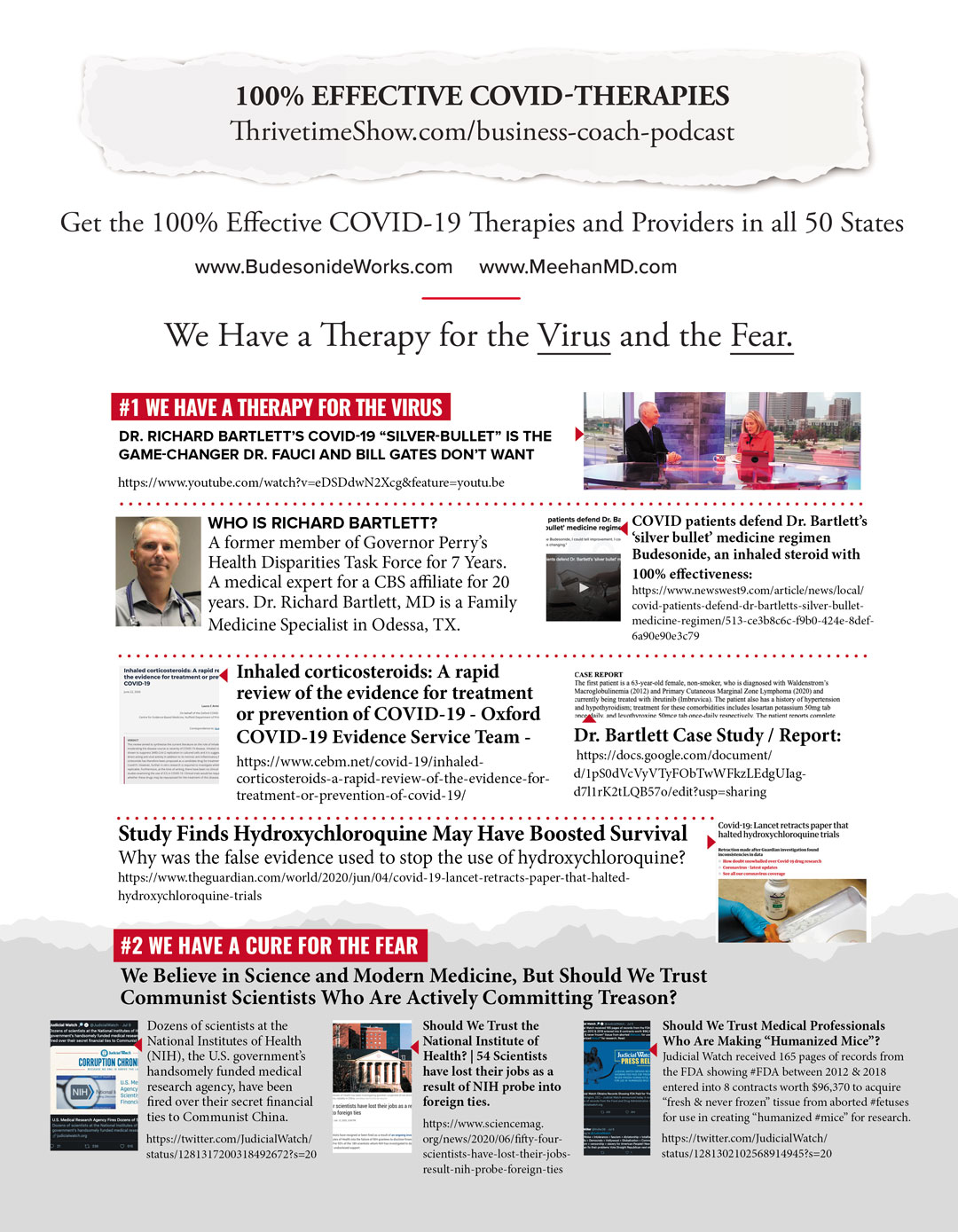 Effective Covid Therapies