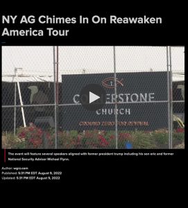 NY AG Chimes In On Reawaken America Tour