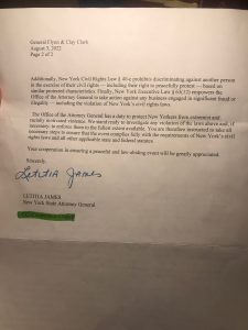Rochester Letter From Attorney General
